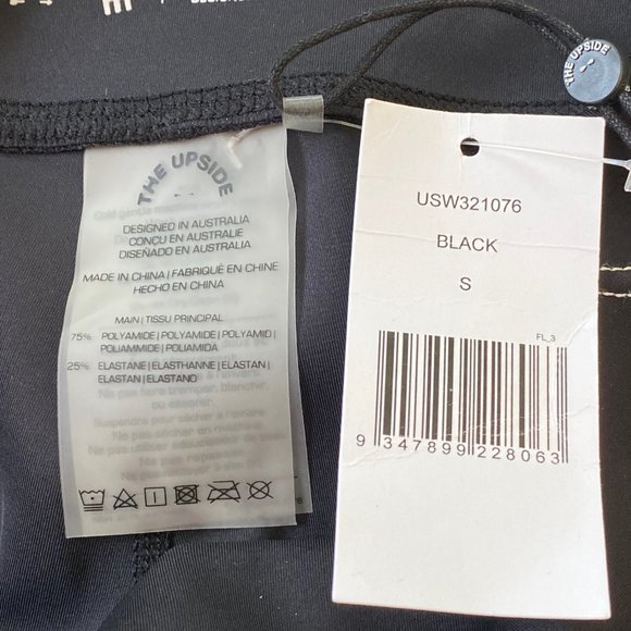 The Upside JET Midi Pant in Black. - Picture 12 of 13